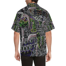 Load image into Gallery viewer, Complex Graffiti Glowing Hawaiian Shirt (Model T58)