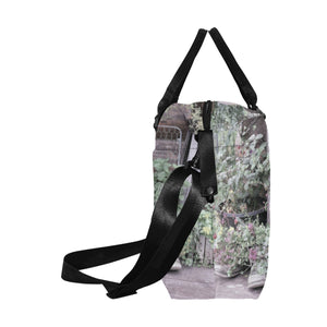 Blooming Boots Flower Large Capacity Duffle Bag (Model 1715)