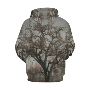Spooky Tree All Over Print Hoodie for Women (USA Size) (Model H13)