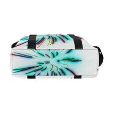 Load image into Gallery viewer, Fireworks Burst Negative Large Capacity Duffle Bag (Model 1715)