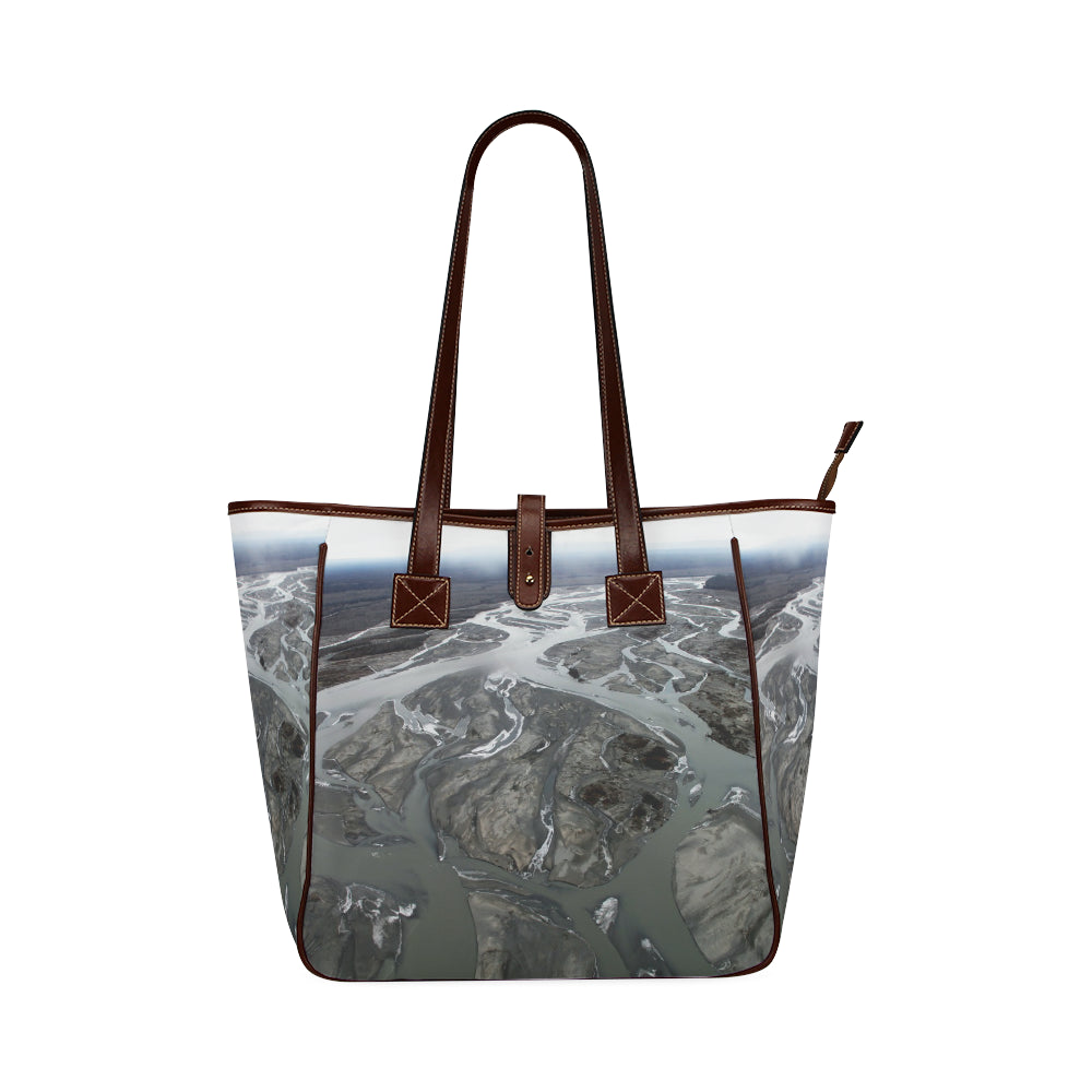 Aerial Rivers Classic Tote Bag (Model 1644)