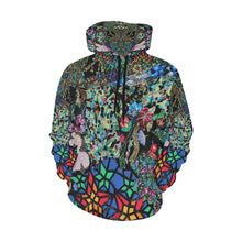 Load image into Gallery viewer, Holiday Paisley All Over Print Hoodie for Women (USA Size) (Model H13)
