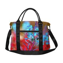 Load image into Gallery viewer, Fireweed Flower Blue Large Capacity Duffle Bag (Model 1715)