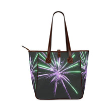 Load image into Gallery viewer, Fireworks Star Purple Classic Tote Bag (Model 1644)