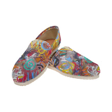 Load image into Gallery viewer, Graffiti Abstract Unisex Classic Canvas Slip-On (Model 1206)