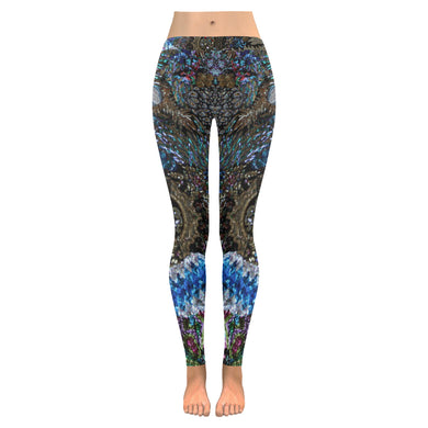 Cresent Paisley Low Rise Leggings (Invisible Stitch) (Model L05)