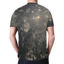 Load image into Gallery viewer, Fireworks Black New All Over Print T-shirt for Men (Model T45)