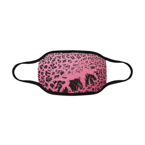 Crackle Art Pink Mouth Mask