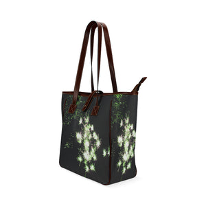 Fireworks Flowers Green Classic Tote Bag (Model 1644)