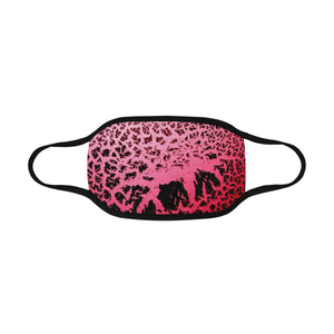 Crackle Art Pink Mouth Mask (2 Filters Included)