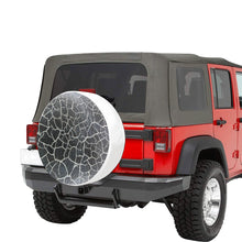 Load image into Gallery viewer, Crackle Negative 32 Inch Spare Tire Cover