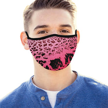 Load image into Gallery viewer, Crackle Art Pink Mouth Mask (2 Filters Included)