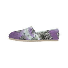Load image into Gallery viewer, Patches of Moss Purple Unisex Classic Canvas Slip-On (Model 1206)