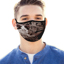 Load image into Gallery viewer, Coiled Snake Mouth Mask (2 Filters Included)