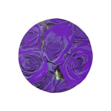 Rose Bouquet Flower Purple 30 Inch Spare Tire Cover
