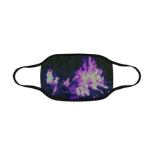 Load image into Gallery viewer, Feathery Flames Purple Mouth Mask in One Piece (2 Filters Included) (Model M02)