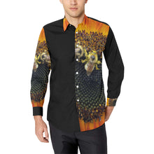 Load image into Gallery viewer, Busy Bee Sunflower Men&#39;s All Over Print Casual Dress Shirt (Model T61)