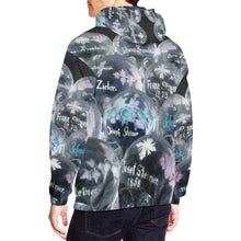 Load image into Gallery viewer, Painted Skulls Negative All Over Print Hoodie for Men/Large Size (USA Size) (Model H13)