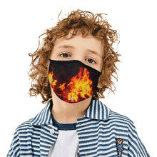 Load image into Gallery viewer, Feathery Flames Red Mouth Mask in One Piece (2 Filters Included) (Model M02)