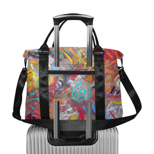 Graffiti Abstract Large Capacity Duffle Bag (Model 1715)