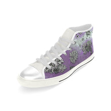 Load image into Gallery viewer, Patches of Moss Purple Men’s Classic High Top Canvas Shoes (Model 017)