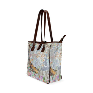 Cresent Paisley Negative Classic Tote Bag (Model 1644)