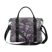 Load image into Gallery viewer, Spooky Tree Purple Large Capacity Duffle Bag (Model 1715)