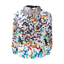 Load image into Gallery viewer, Holiday Paisley Negative All Over Print Quilted Windbreaker for Men (Model H35)