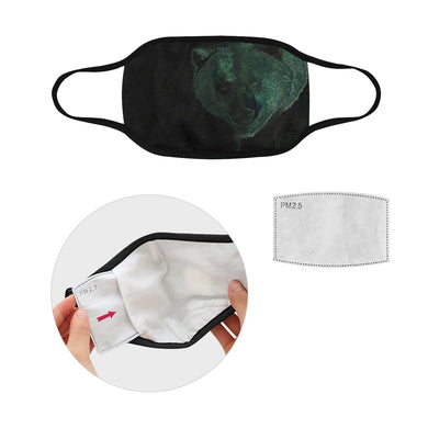 Big Bear Glowing Mouth Mask in One Piece (2 Filters Included) (Model M02)