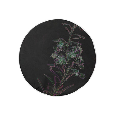 Fireweed Flower Glowing 30 Inch Spare Tire Cover