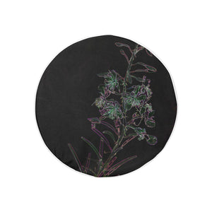 Fireweed Flower Glowing 30 Inch Spare Tire Cover