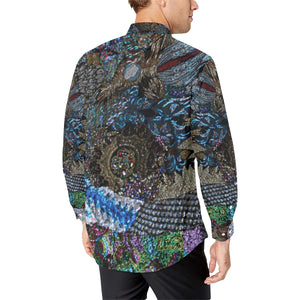 Cresent Paisley Men's All Over Print Casual Dress Shirt (Model T61)