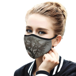 Spooky Tree Mouth Mask in One Piece (2 Filters Included) (Model M02)