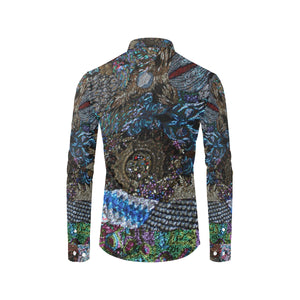 Cresent Paisley Men's All Over Print Casual Dress Shirt (Model T61)