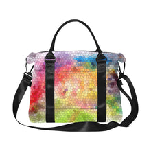 Load image into Gallery viewer, Splash of Color Mosaic Large Capacity Duffle Bag (Model 1715)