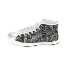 Load image into Gallery viewer, Complex Graffiti Glowing Women&#39;s Classic High Top Canvas Shoes (Model 017)