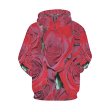 Load image into Gallery viewer, Rose Bouquet Flower All Over Print Hoodie for Women (USA Size) (Model H13)