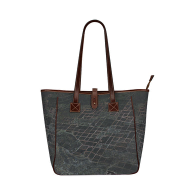 Patchwork Aerial Glowing Classic Tote Bag (Model 1644)