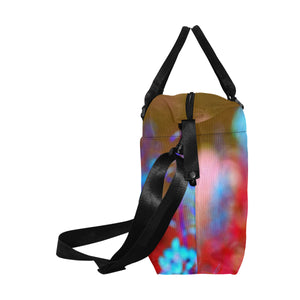 Fireweed Flower Blue Large Capacity Duffle Bag (Model 1715)