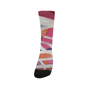 Abstract Circles Trouser Socks (For Men)