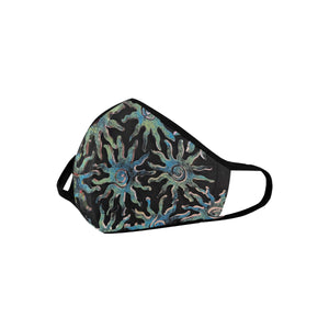 Sunny Turquoise Mouth Mask (Pack of 3)