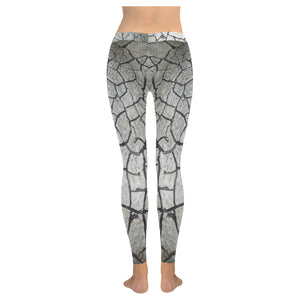Crackle Low Rise Leggings (Invisible Stitch) (Model L05)