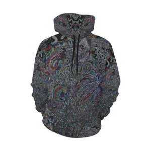 I Spy Paisley Glowing All Over Print Hoodie for Women (USA Size) (Model H13)