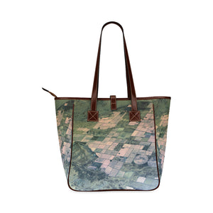 Patchwork Aerial Classic Tote Bag (Model 1644)