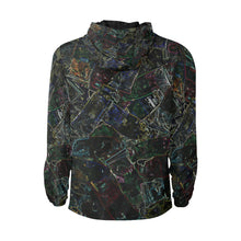 Load image into Gallery viewer, Oil Paints Glowing All Over Print Quilted Windbreaker for Men (Model H35)