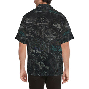 Painted Skulls Glowing Hawaiian Shirt (Model T58)