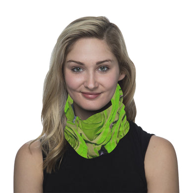 Rose Bouquet Flower Green Multifunctional Headwear