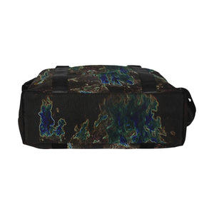Feathery Flames Glowing Large Capacity Duffle Bag (Model 1715)