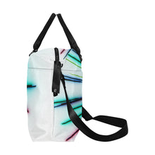 Load image into Gallery viewer, Fireworks Burst Negative Large Capacity Duffle Bag (Model 1715)