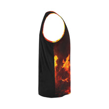 Load image into Gallery viewer, Feathery Flames Red All Over Print Tank Top for Men (Model T43)